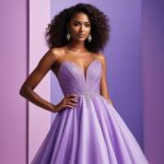 A Purple Prom Dress For Different Skin Tones